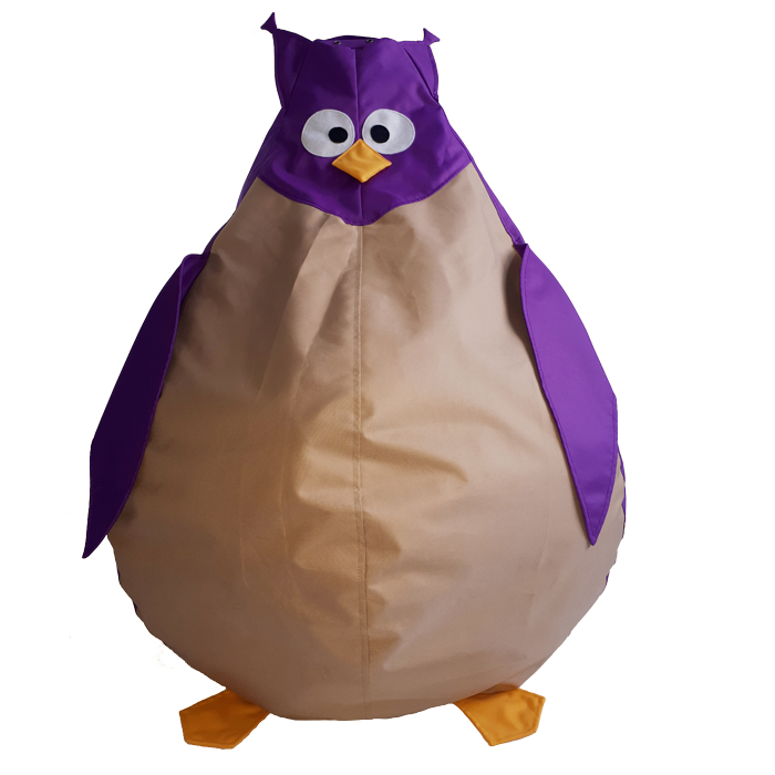 

Кресло-мешок Ecobag Сова 120/80 Фиолетовый