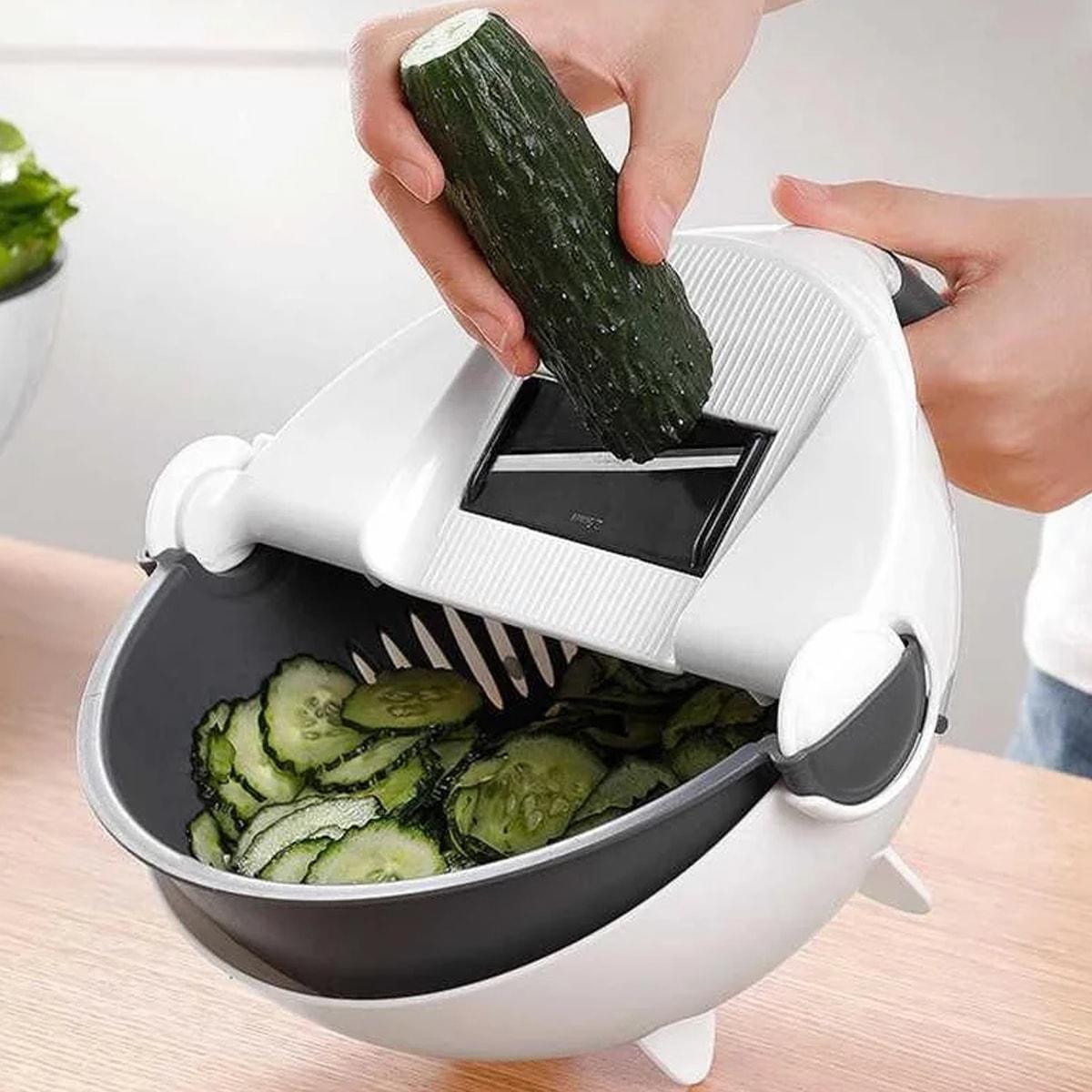 

Овощерезка Wet Basket Vegetable Cutter 9в1