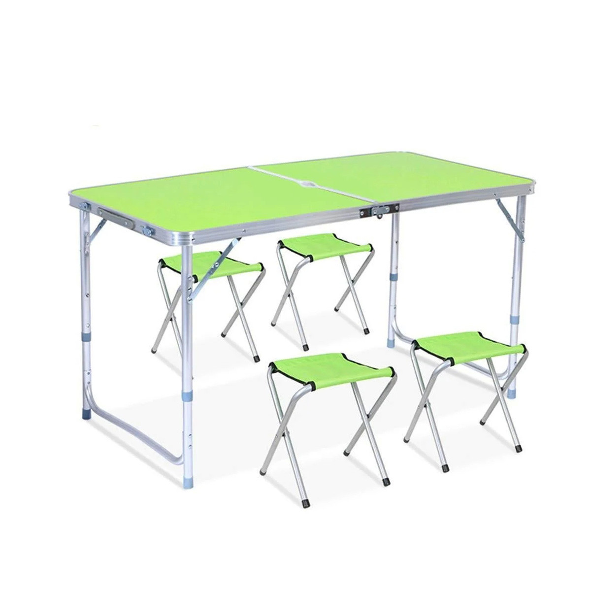 

Стол и стулья Easy Campi 1+4 120х60х70см Зеленый 7201 (складной, для пикника)