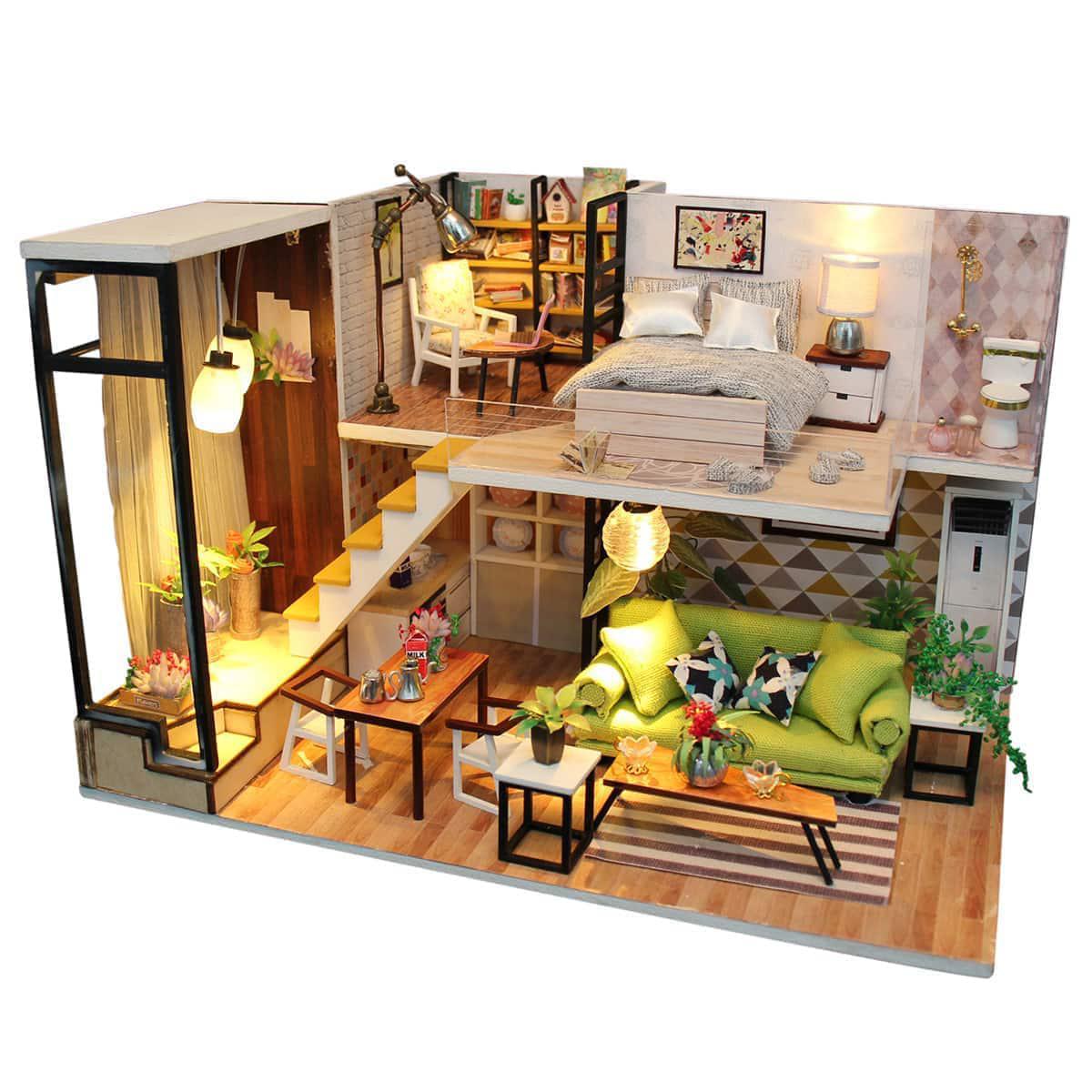 

Конструктор интерьерный 3D (Румбокс) DIY House Hongda craft Modern style (M030)