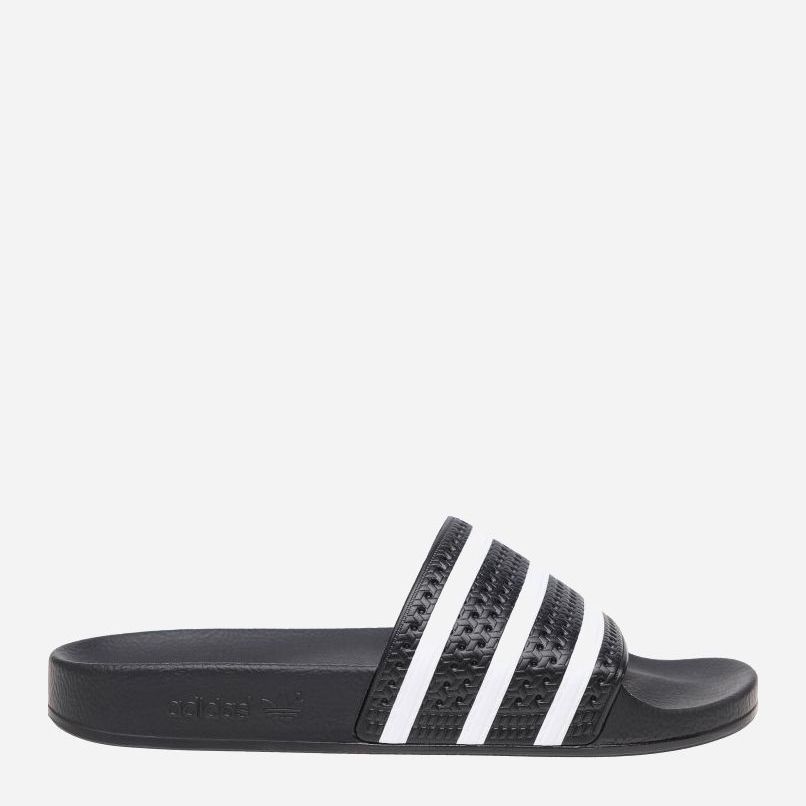 Шльопанці Adidas Adilette 280647 46 (11UK) 29.5 см Cblack/White/Cblack від Rozetka на платформі USKIDKA Акція на Шльопанці Adidas Adilette 280647 46 (11UK) 29.5 см Cblack/White/Cblack від Rozetka