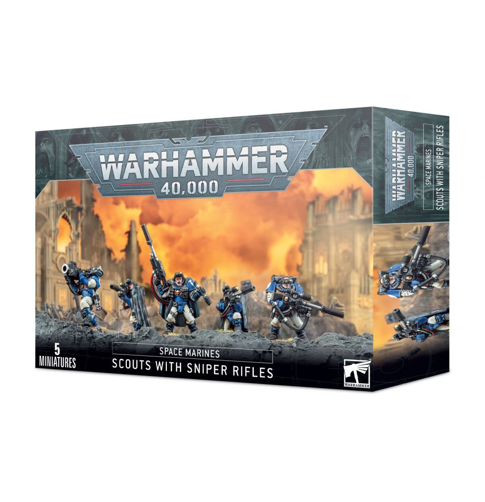 

Настольная игра Games Workshop Warhammer 40000 SPACE MARINES SCOUTS WITH SNIPER RIFLES (99120101321) (5011921142507)