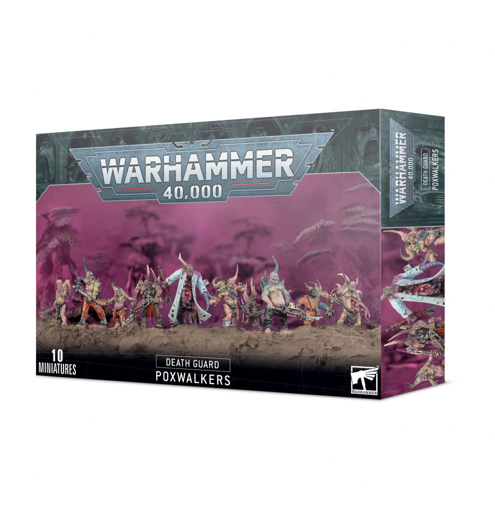 

Настольная игра Games Workshop Warhammer 40000 DEATH GUARD: POXWALKERS (99120102115) (5011921137664)