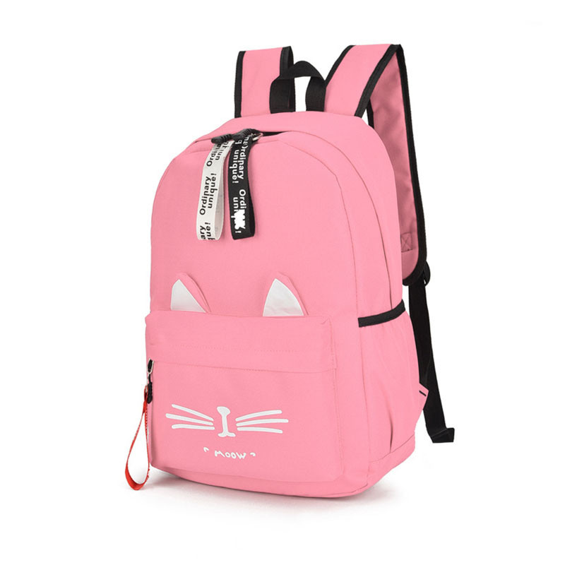

Рюкзак Meow! Lesko 8889 Pink женский повседневный городской (K/OPT2-6796-24094)