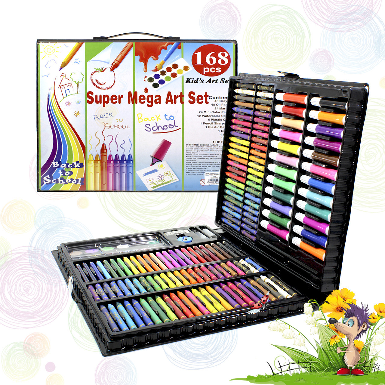 

Набор для рисования Super Mega Art Set Black 168 Black (K/OPT2-3962-11379)