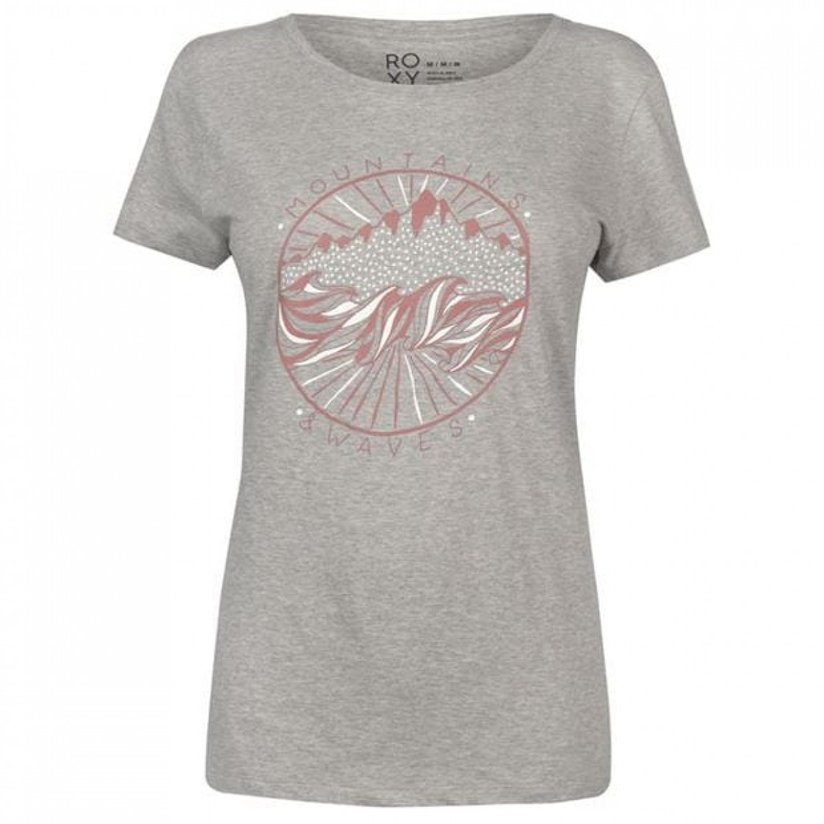 

Футболка Roxy Snow Water Heather Grey, XS (40)