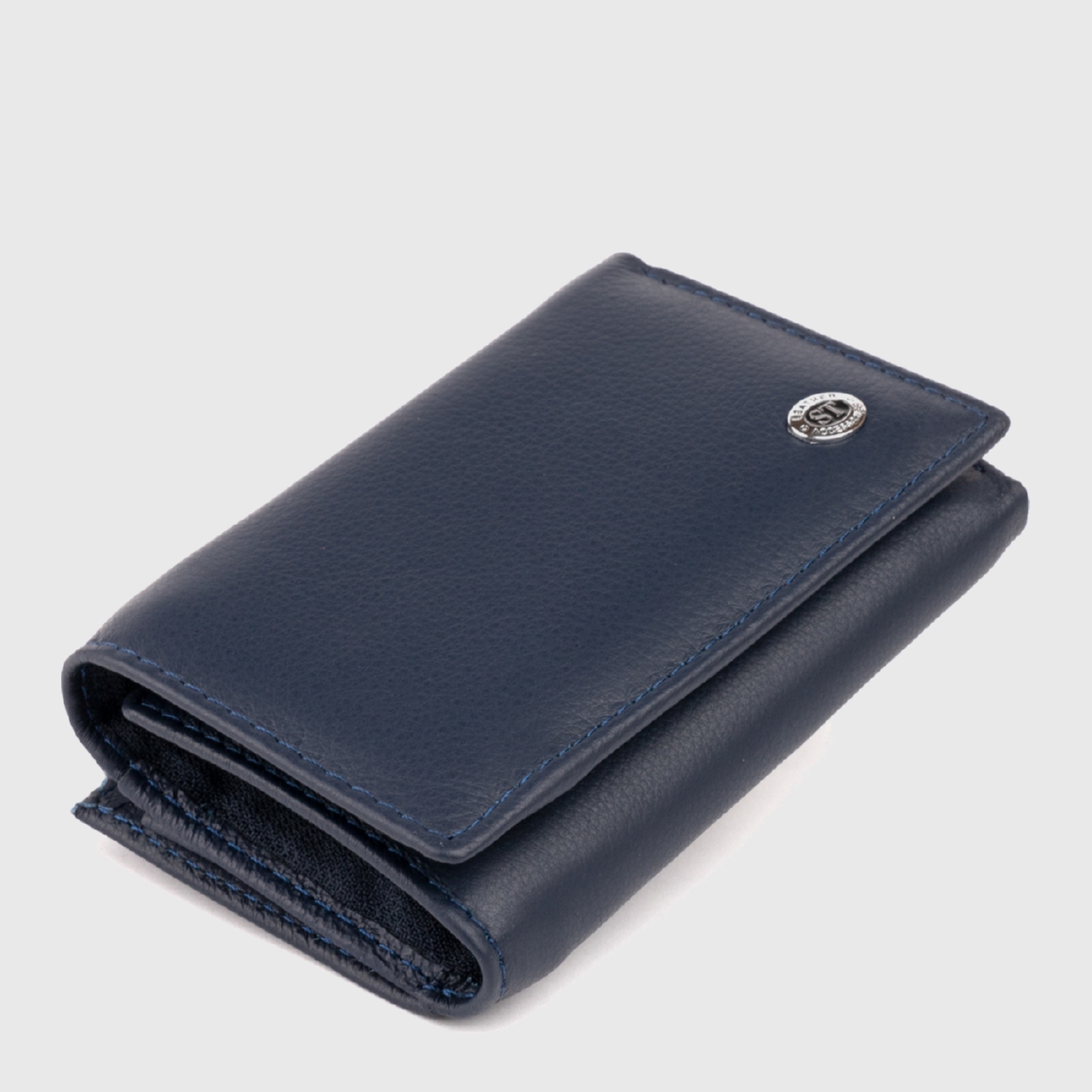 

Кошелек кожаный ST Leather Accessories 19336 Темно-синий