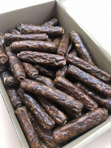 

Лакомство для собак Колбаски говяжьи микс сухофрукты с шиповником - 50 шт