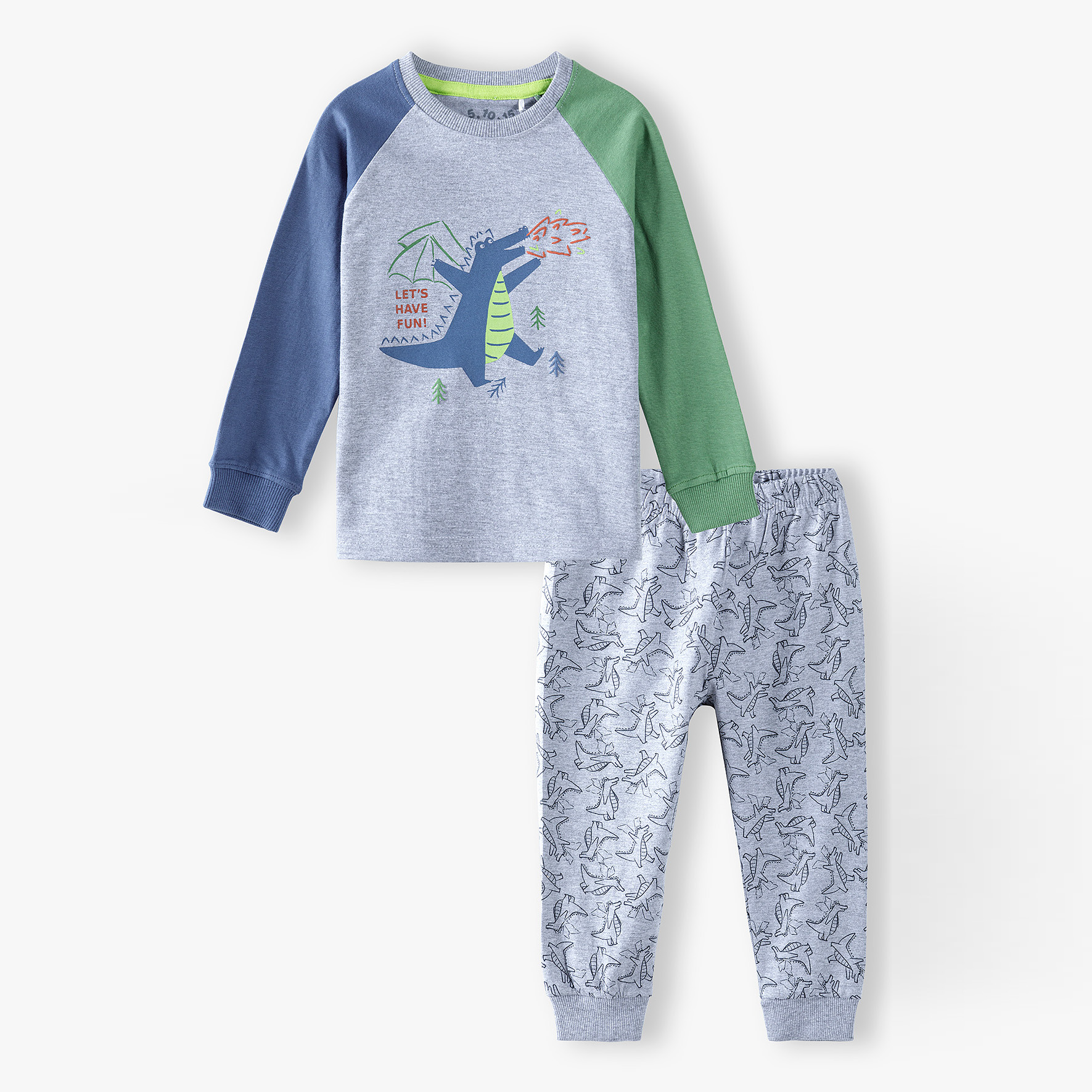 

Пижама (кофта + штаны) 5.10.15 1W4104 92 см BLUE/GREY