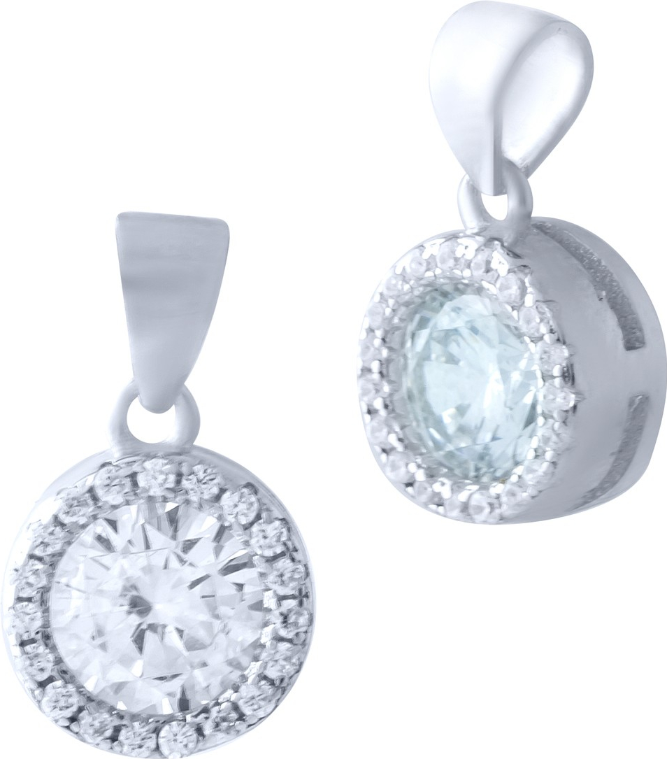 

Серебряная подвеска SilverBreeze с фианитами