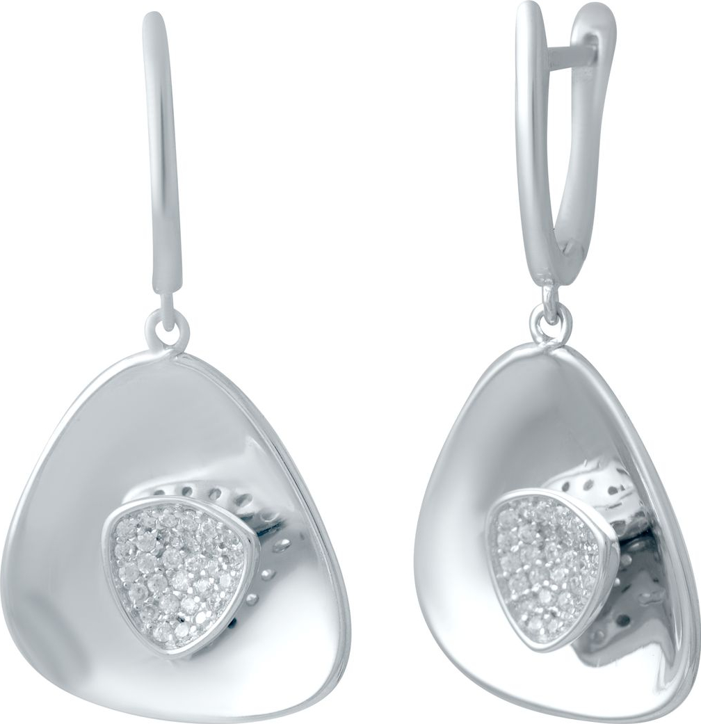

Серебряные серьги SilverBreeze с фианитами