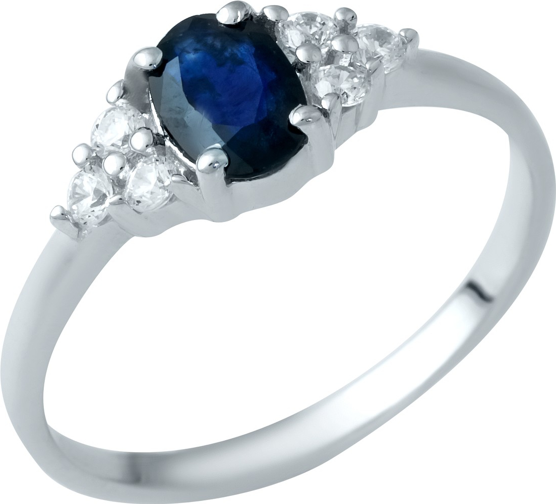 

Серебряное кольцо SilverLine с натуральным сапфиром 18 размер