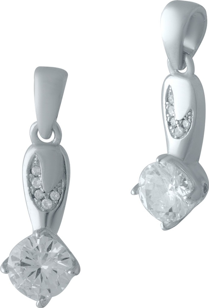 

Серебряная подвеска SilverBreeze с фианитами