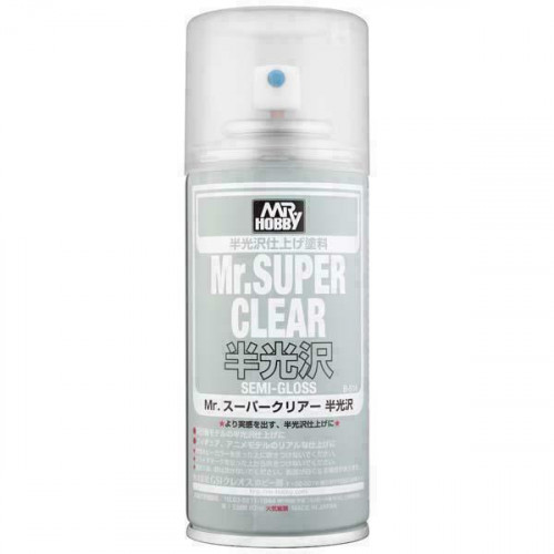 

Лак клир Mr. Super Clear Semi-Gloss (Полу Глянцевый) B-516 170 ml
