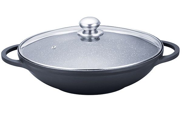 

Пательня традиційна (4832-MR) Вок з кришкою Maestro 32см