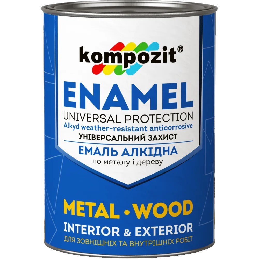 

Емаль алкідна KOMPOZIT біла 2,8кг