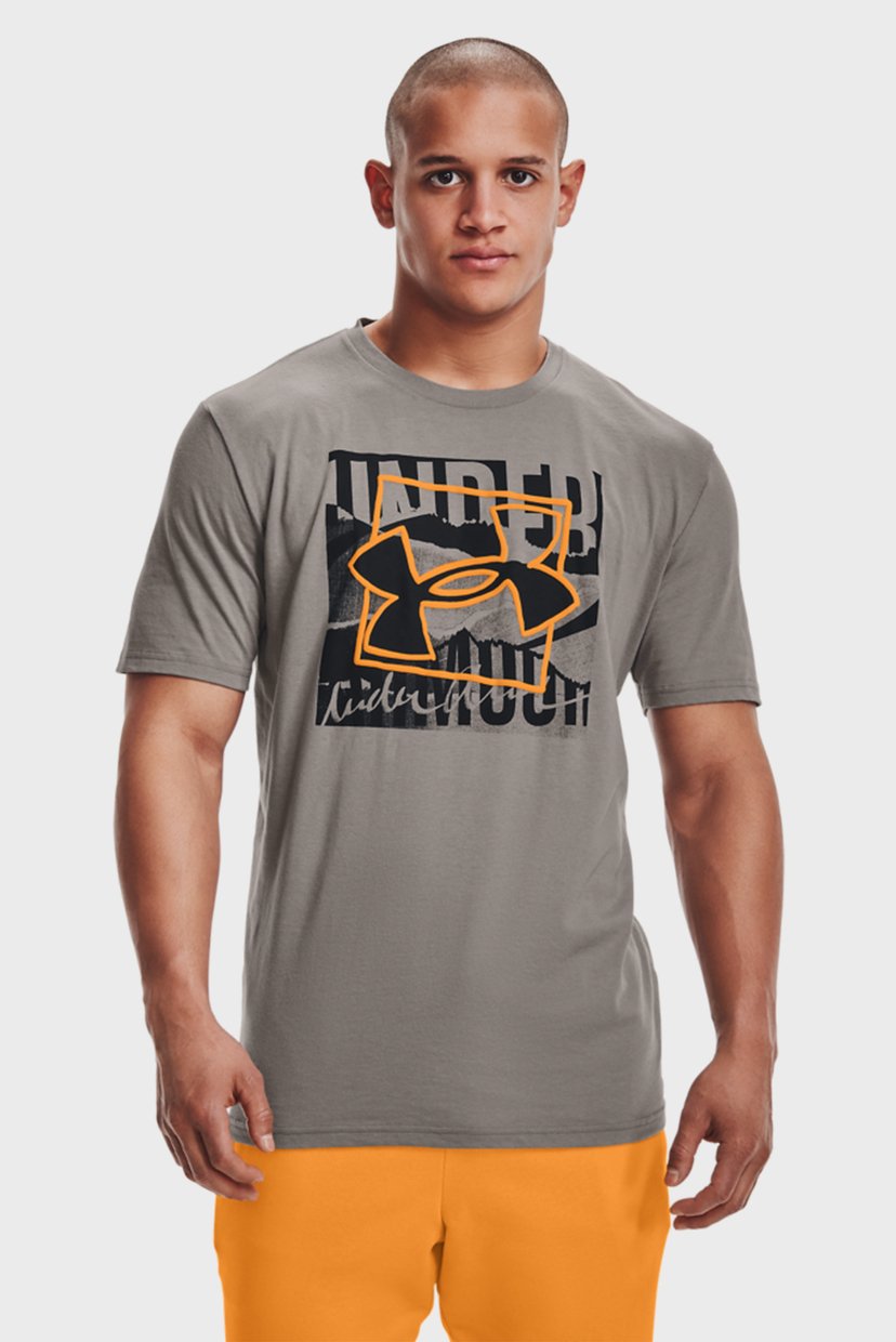 

Мужская серая футболка UA BOXED SYMBOL OUTLINE SS Under Armour LG 1366442-066