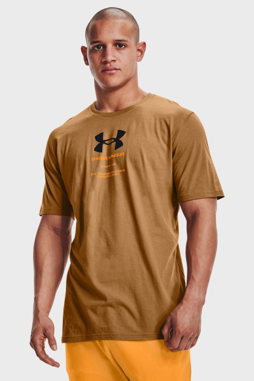 

Мужская горчичная футболка UA ENGINEERED SYMBOL SS Under Armour MD 1366443-277