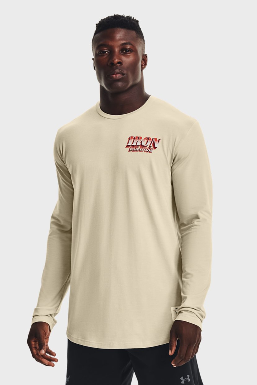 

Мужской бежевый лонгслив UA Project Rock Outlaw LS Under Armour XXL 1367119-112