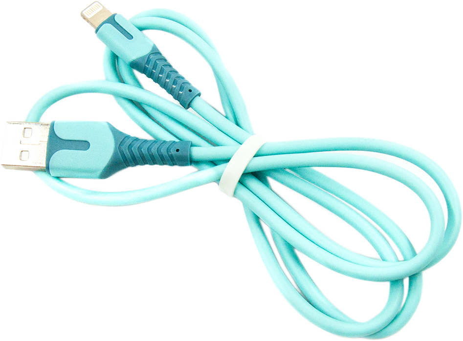 

Кабель DENGOS USB - Lightning 1 м Blue (PLS-L-IND-SOFT-BLUE)