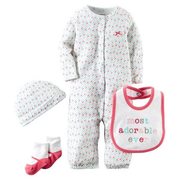 

Комплект 4 в 1 Carters Детский Трикотажный 43 см Разные Цвета 126G353