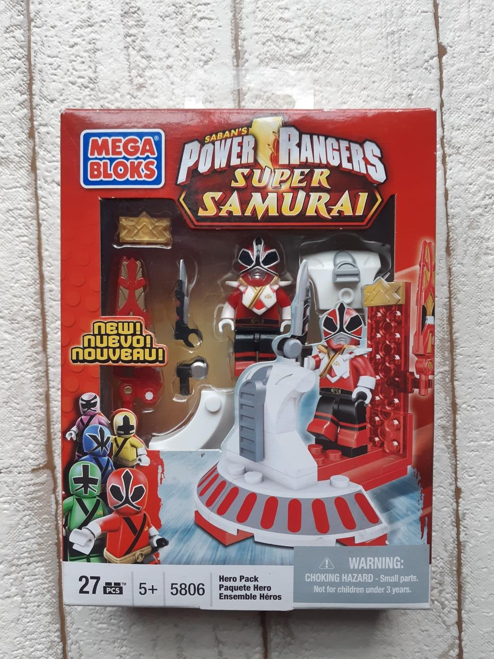

Конструктор Mega Bloks Power Rangers Samurai Красный Рейнджер (5806)