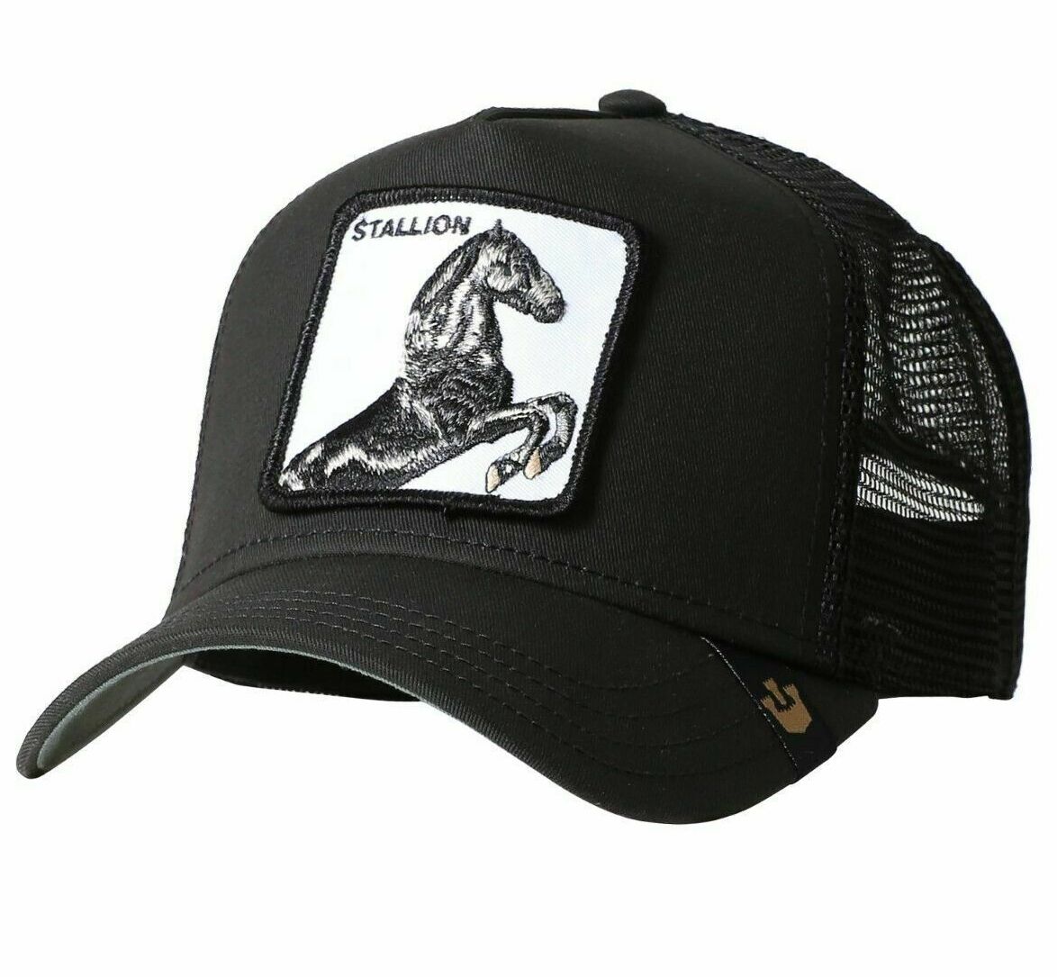 

Кепка Бейсболка Тракер с сеткой Goorin Brothers Animal Farm Stallion с Конем Черная