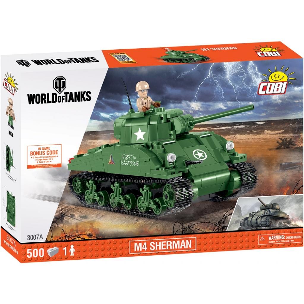 

Конструктор Cobi World Of Tanks Шерман Файрфлай 500 деталей (COBI-3007A)