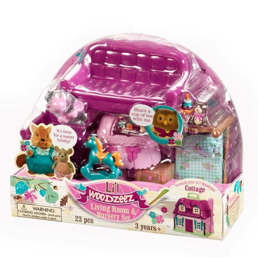 

Игровой набор Li'l Woodzeez Гостиная и детская комната (6123Z)