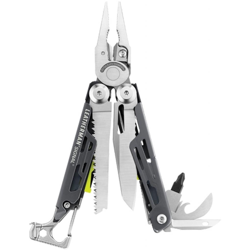 

Мультитул Leatherman SIGNAL GRAY, синтетический чехол, картонна коробка (832737)