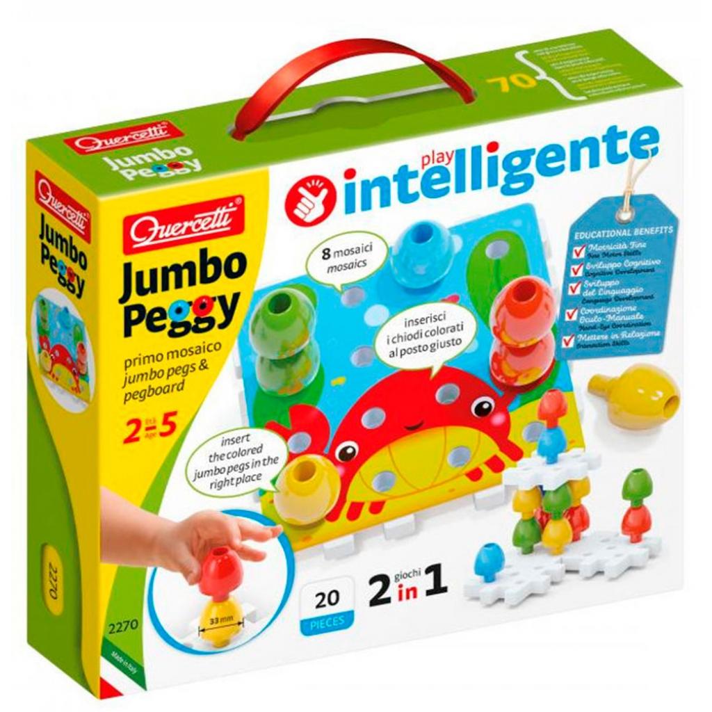 

Набор для творчества Quercetti Jumbo Peggy 16 деталей (2270-Q)