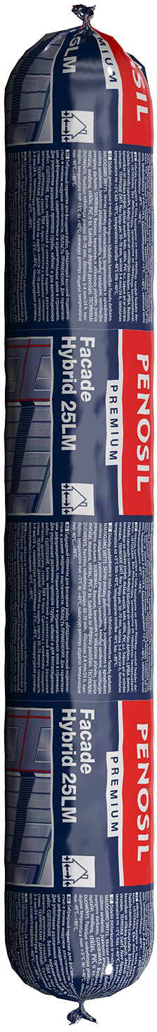 

Герметик фасадный Penosil Premium Facade Joint Hybrid 25LM Grey 600 мл (H3696)