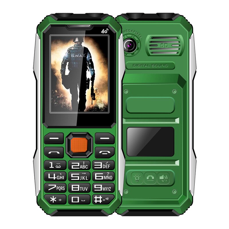 

Мобільний телефон H-Mobile A6 green Кнопковий 2,4" 6800mAh