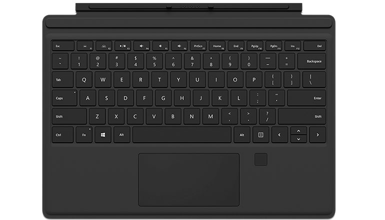

Чехол-клавиатура Microsoft Surface PRO Type Cover Black with Fingerprint ID (GK3-00001)