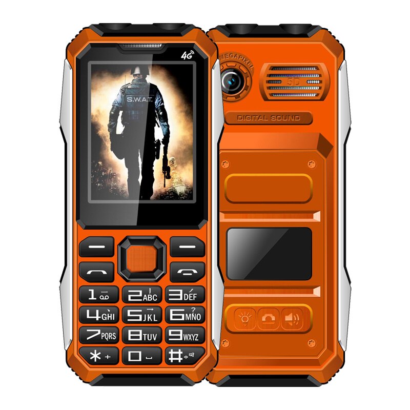 

Мобільний телефон H-Mobile A6 orange Кнопковий 2,4" 6800mAh