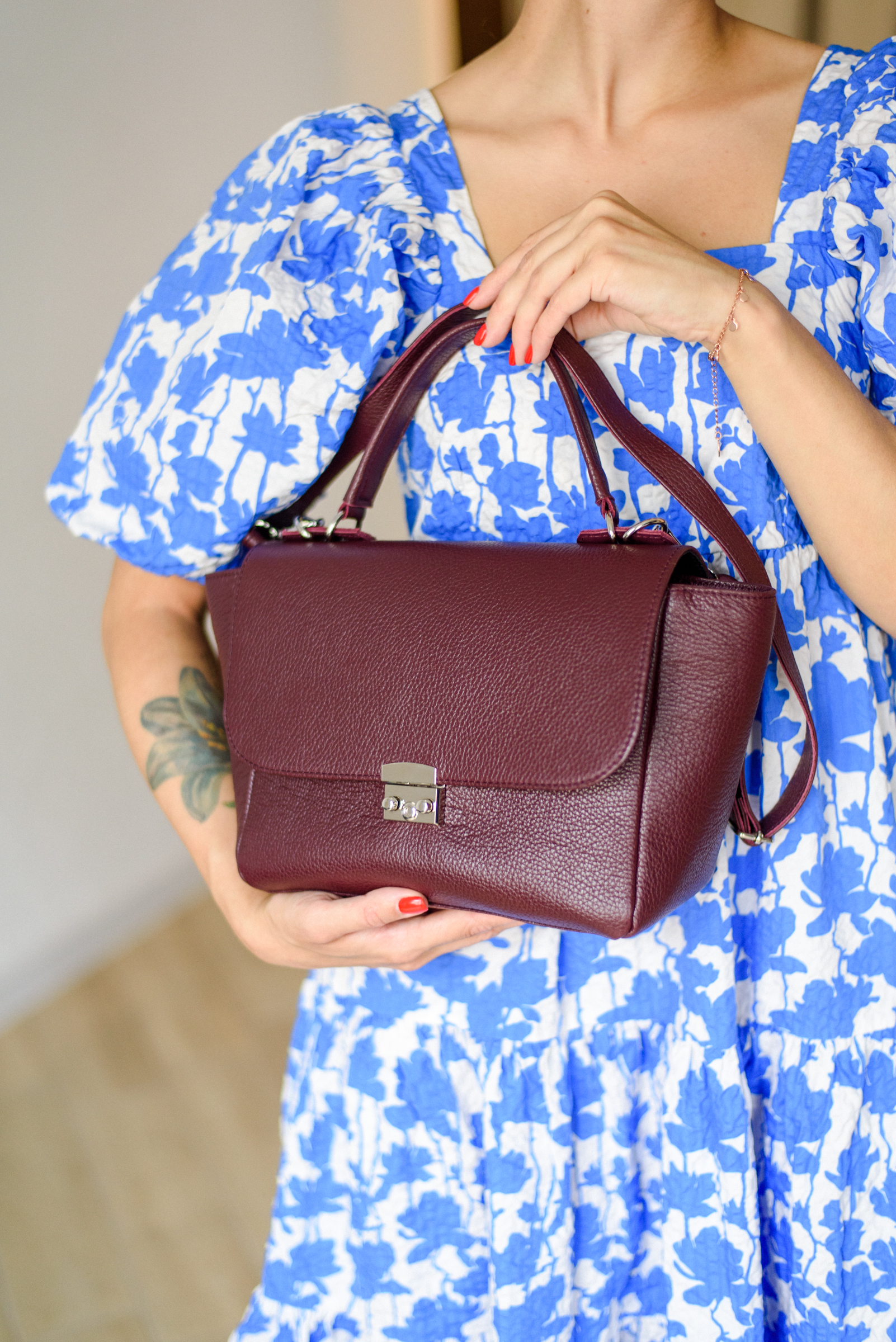 

Женская сумка из натуральной кожи boorbon HVOYA-BAG-BORDO-1 бордовая