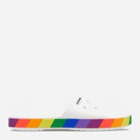 

Шлепанцы Crocs Jibbitz Crocband Iii Rainbow Block Sld Whi/Mlti 206362-94S 48-49 (M13) 29.7 см Белые