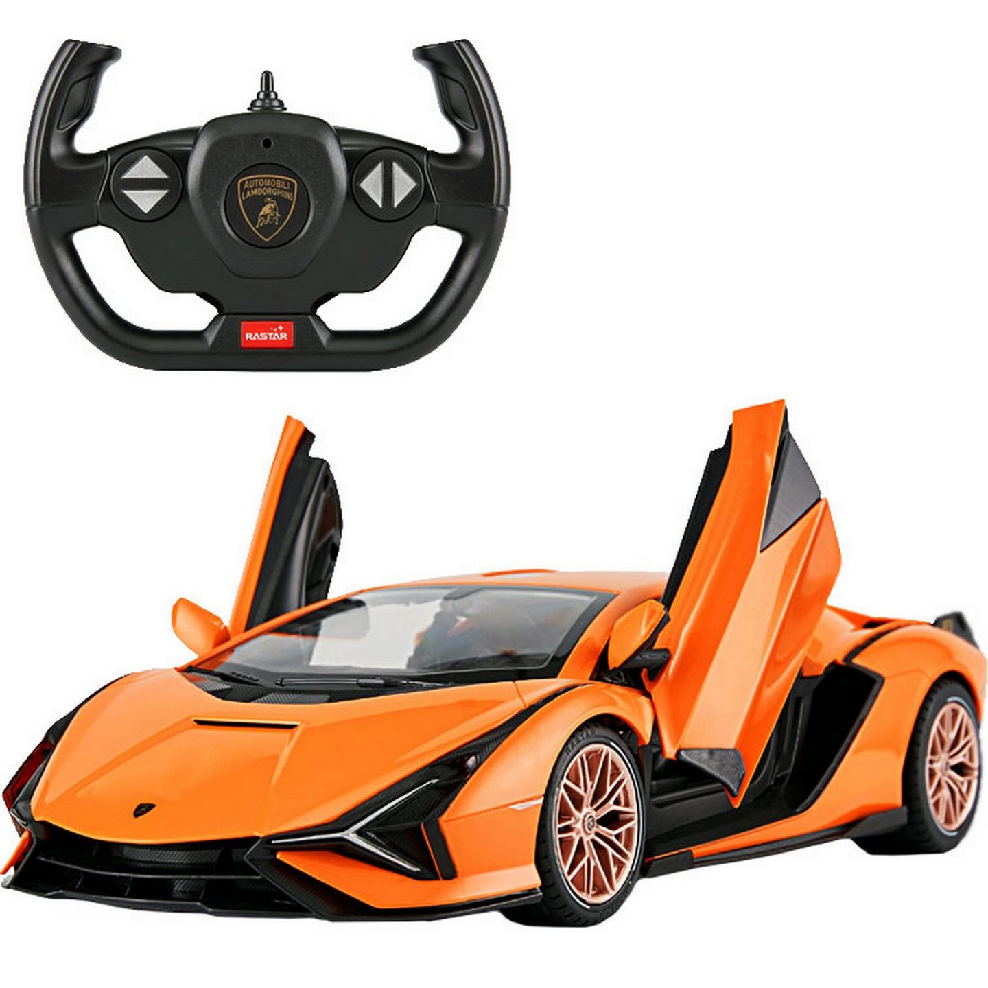 Машинка Спорткар на пульте управления Rastar, Радиоуправляемый автомобиль  Lamborghini Sian + USB кабель, со звуковыми и световыми эффектами, 35х16х8  см – фото, отзывы, характеристики в интернет-магазине ROZETKA от продавца:  ARKYvarious | Купить