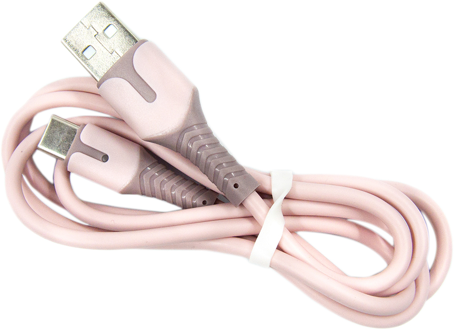 

Кабель DENGOS USB - Type-C 1 м Rose (PLS-TC-IND-SOFT-ROSE)