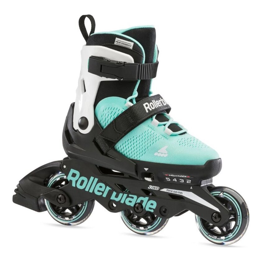 

Ролики детские Rollerblade Microblade Free 3WD G Agua White 2021 (Бело-бирюзовый, 28-32)