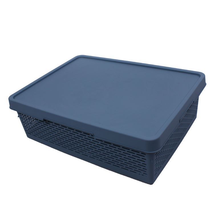 

Кошик з кришкою Qutu Q-Basket Blue, 36 л