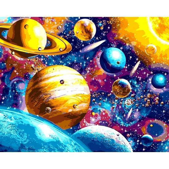 

Картина по номерам VP1196 Парад планет, 40x50 см., Babylon