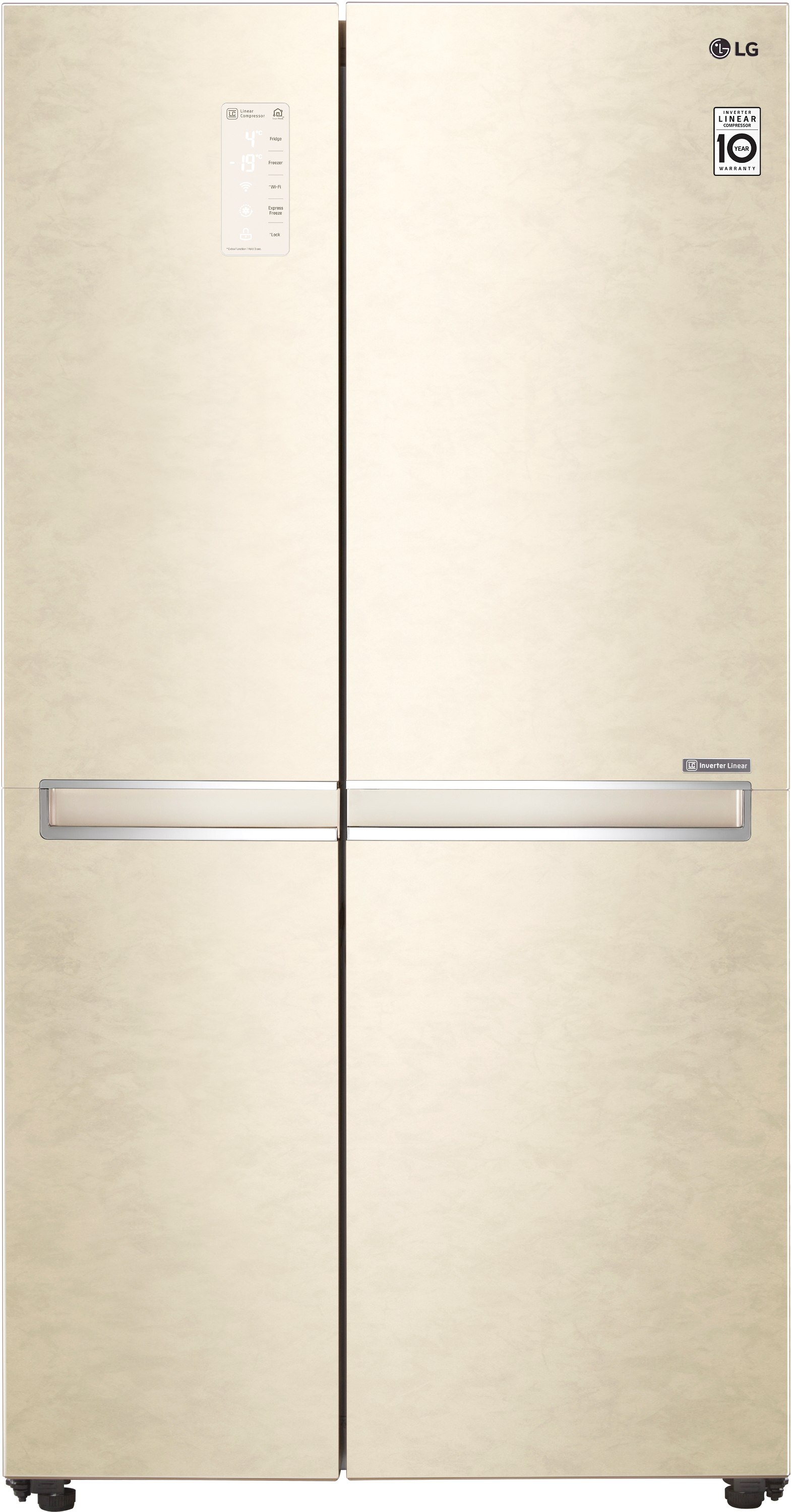 Акция на Side-by-side холодильник LG GC-B247SEDC от Rozetka UA