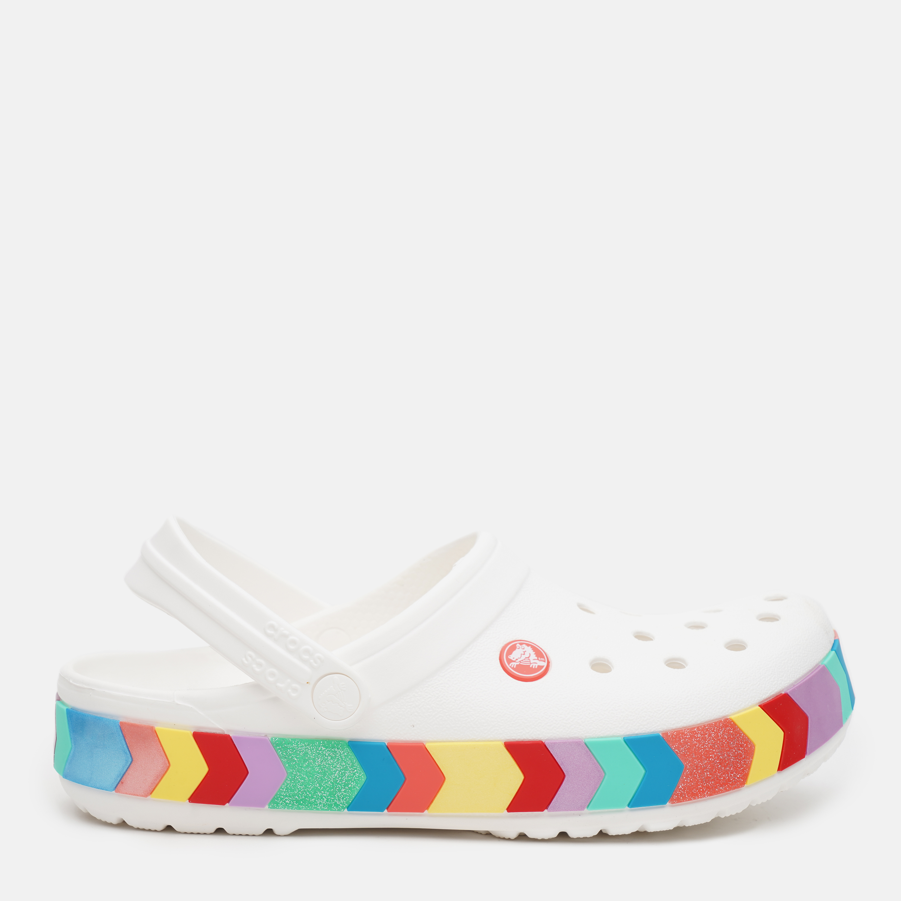 

Кроксы Crocs Crocband Chevron Beaded Clog Kids 207007-100-J6 37 White