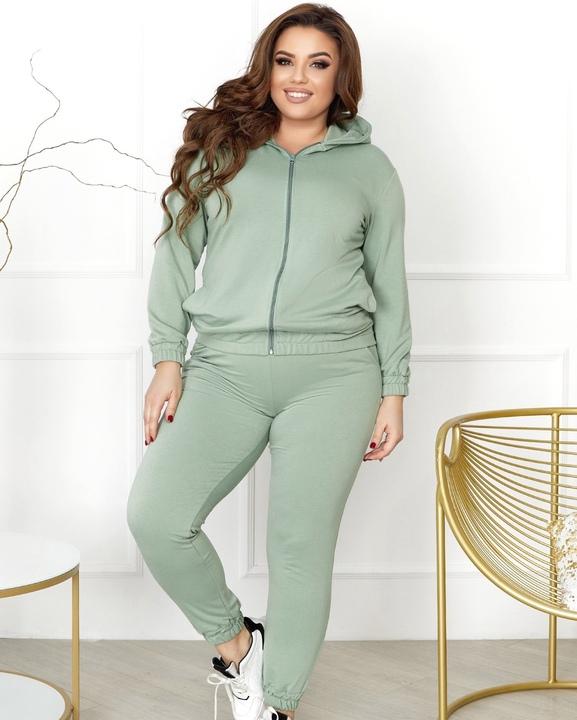 

Спортивный костюм G&M k-83237 sale 52-54 Размер цвет оливковый