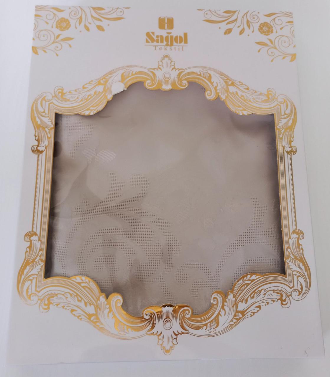 

Скатерть Sagol тефлон 160x220 St-060 Bej в коробке *