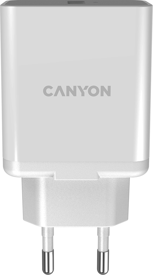 

Зарядное устройство Canyon USB-A White (CNE-CHA12W)