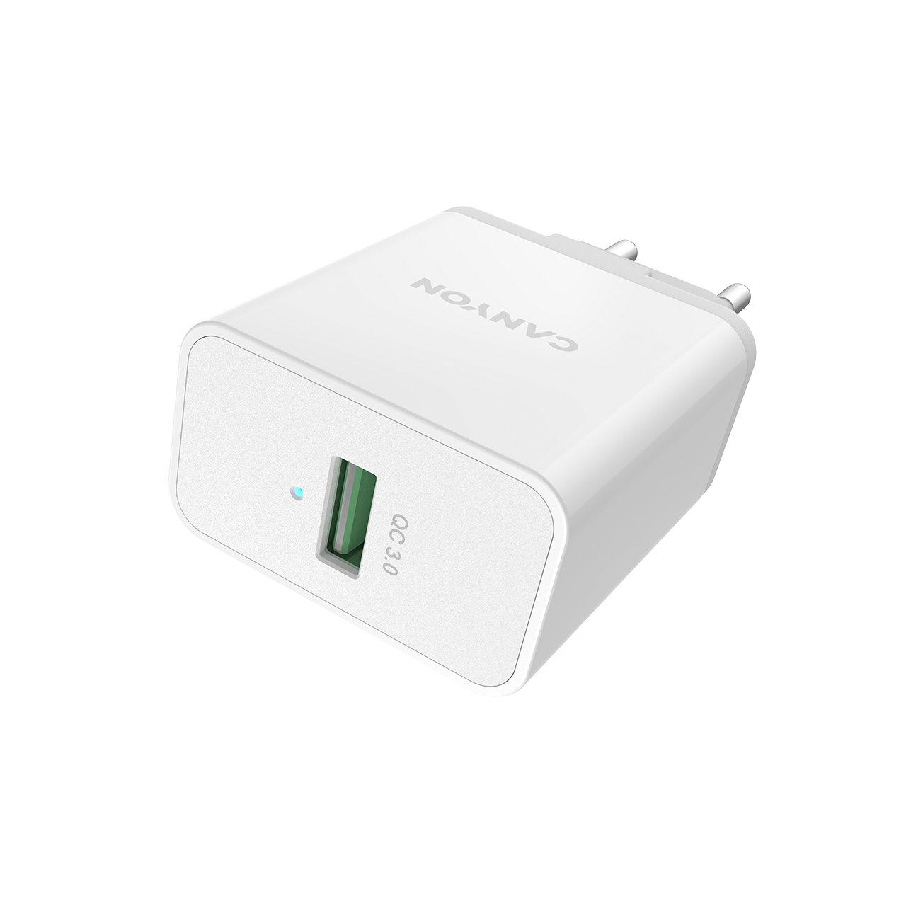 

Зарядное устройство Canyon USB-A QC 3.0 White (CNE-CHA24W)