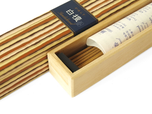 

Японские благовония Nippon Kodo Sandalwood - Белый сандал 40 шт.
