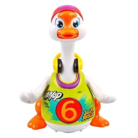 

Интерактивная музыкальная игрушка Hola Toys Танцующий гусь, зеленый